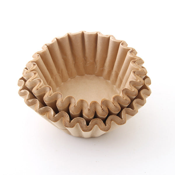 USDAバイオベース＆コンポスト認証 無漂白 8インチバスケットコーヒーフィルター 8-12カップ用（100枚入）